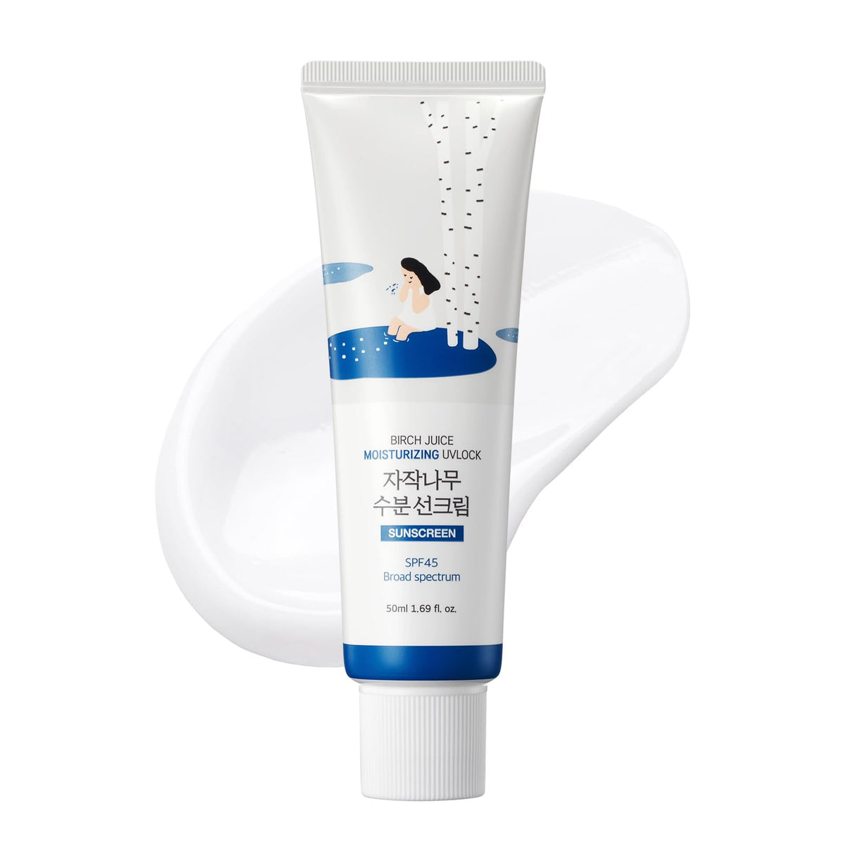 ROUND LAB Birch Juice Moisturizing UV LOCK SPF 45 1+1 (2-Pack)