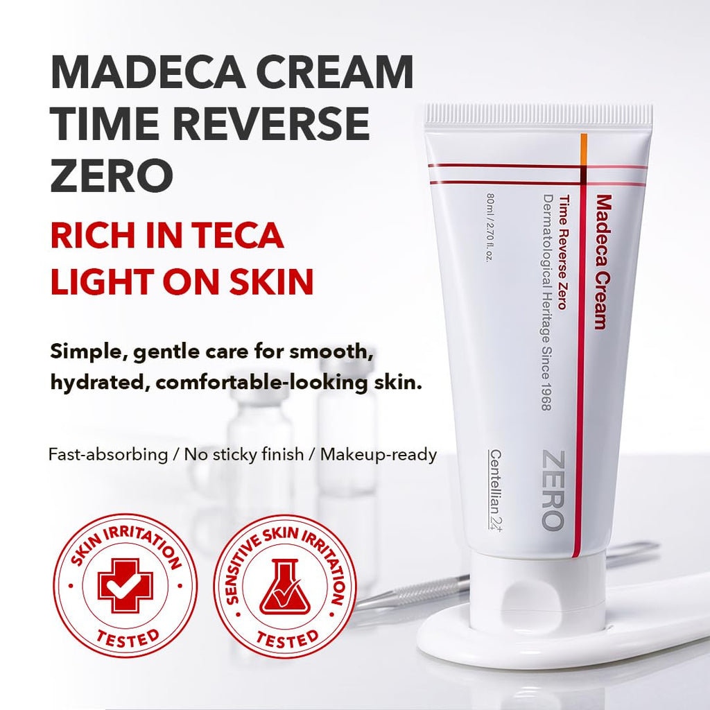 CENTELLIAN 24 Madeca Cream Time Reverse Zero, TECA Moisturiser, 2.70 fl oz