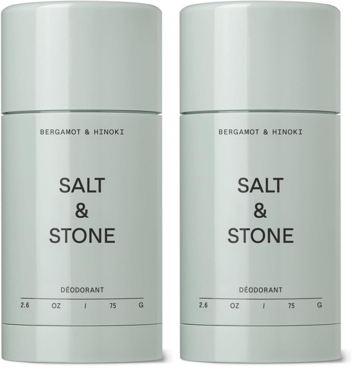 Salt & Stone Aluminum-Free Deodorant, Women & Men Santal & Vetiver 2.6 oz