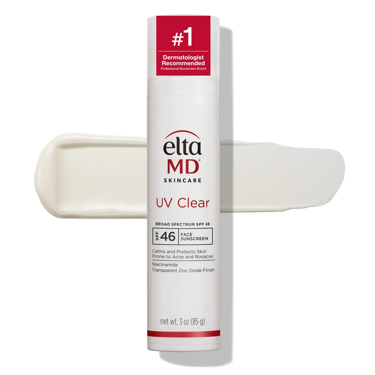 EltaMD UV Clear Face Sunscreen with Zinc Oxide, Oil-Free, SPF 46 and SPF 50