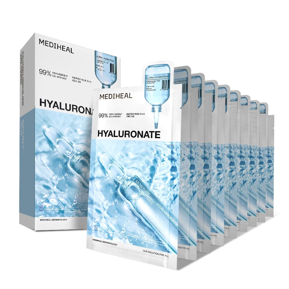 MEDIHEAL Madecassoside Essential Face Sheet Mask, Blemish Repair (10ea)
