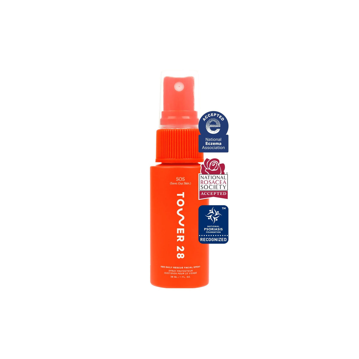 Tower 28 SOS Hypochlorous Acid Spray, Everyday Skin Care Mist (4 oz)