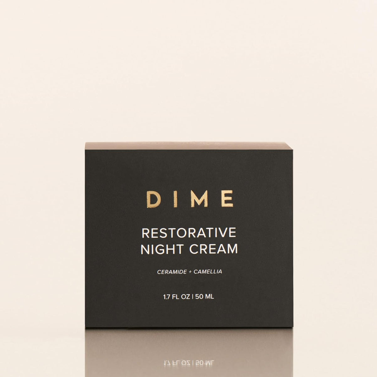 DIME Beauty Restorative Night Cream - Anti-Aging Face Moisturizer with Ceramides, Peptides, Sea Buckthorn and Squalane, Hydrating for Fine Lines and Wrinkles, Vegan, Cruelty-Free, 1.7 oz / 50 ml