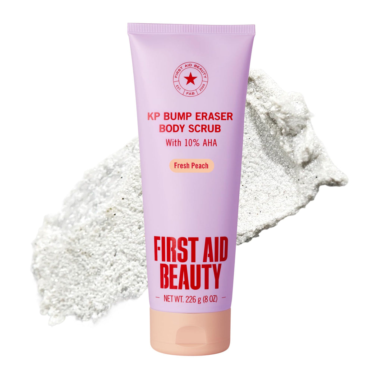 First Aid Beauty KP Bump Eraser Body Scrub, 10% AHA Body Exfoliator