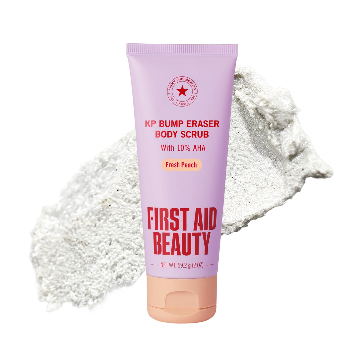 First Aid Beauty KP Bump Eraser Body Scrub, 10% AHA Body Exfoliator