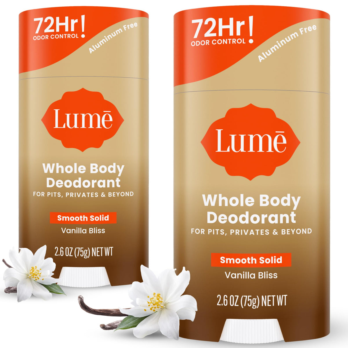 Lume Whole Body Deodorant - Solid Stick - 2.6 oz (Spiced Sandalwood)