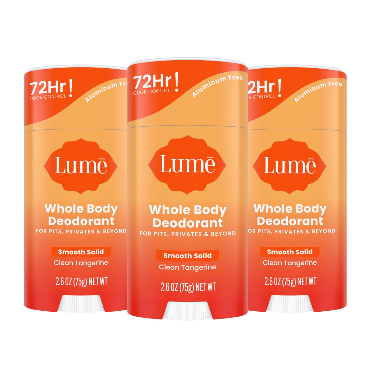 Lume Whole Body Deodorant - Solid Stick - 2.6 oz (Spiced Sandalwood)
