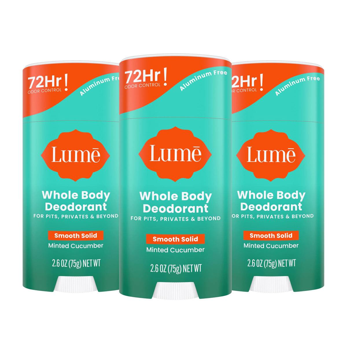 Lume Whole Body Deodorant - Solid Stick - 2.6 oz (Spiced Sandalwood)