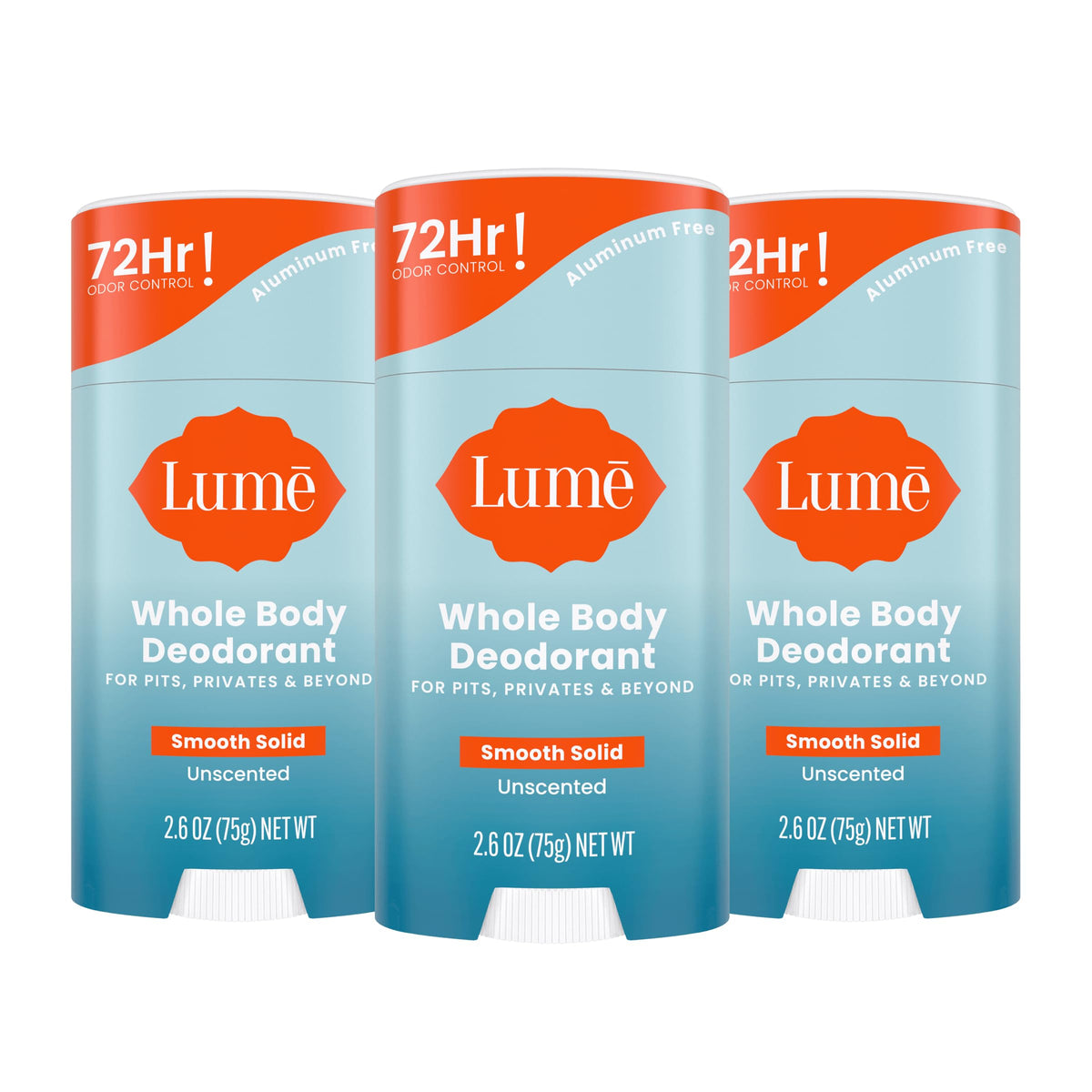 Lume Whole Body Deodorant - Solid Stick - 2.6 oz (Spiced Sandalwood)
