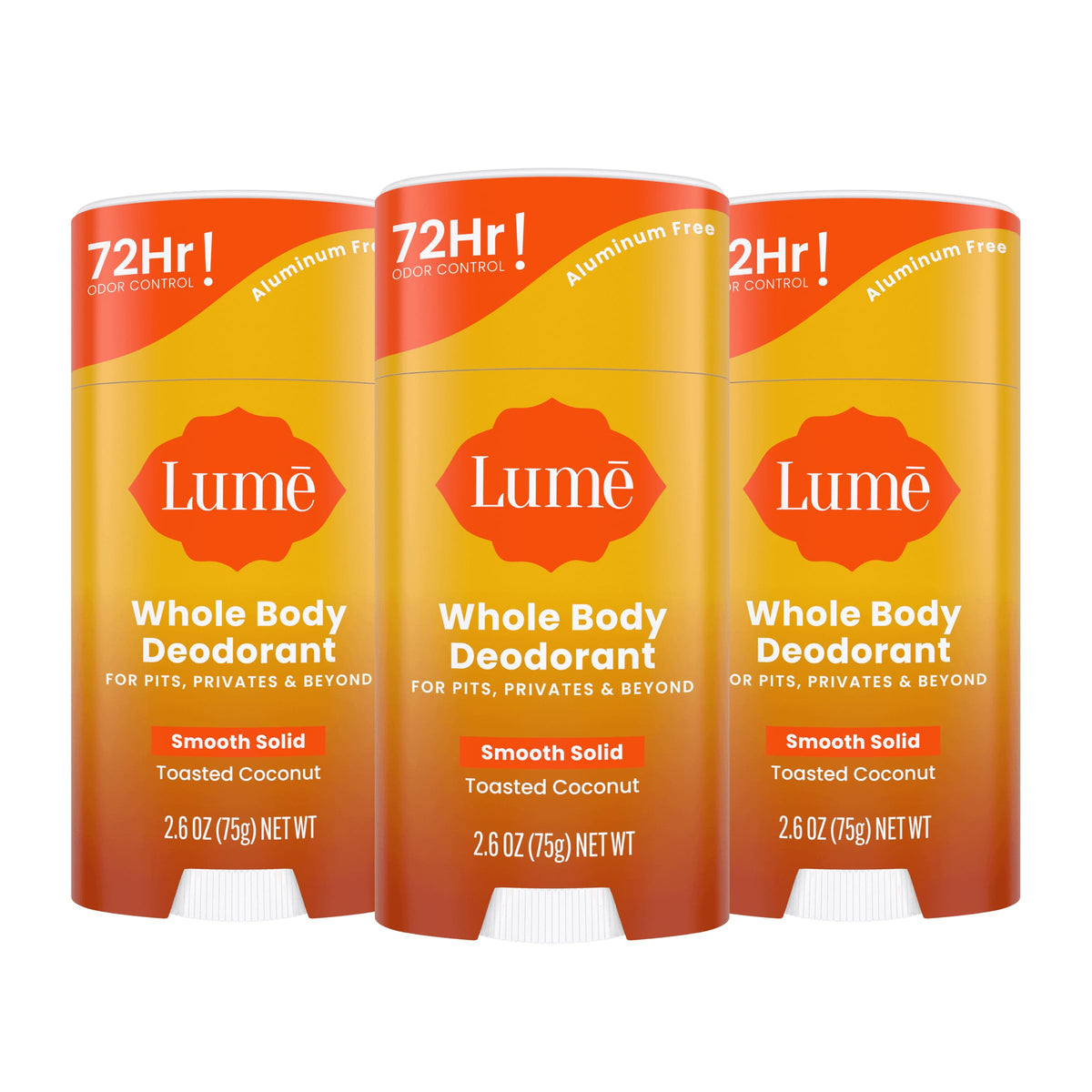 Lume Whole Body Deodorant - Solid Stick - 2.6 oz (Spiced Sandalwood)