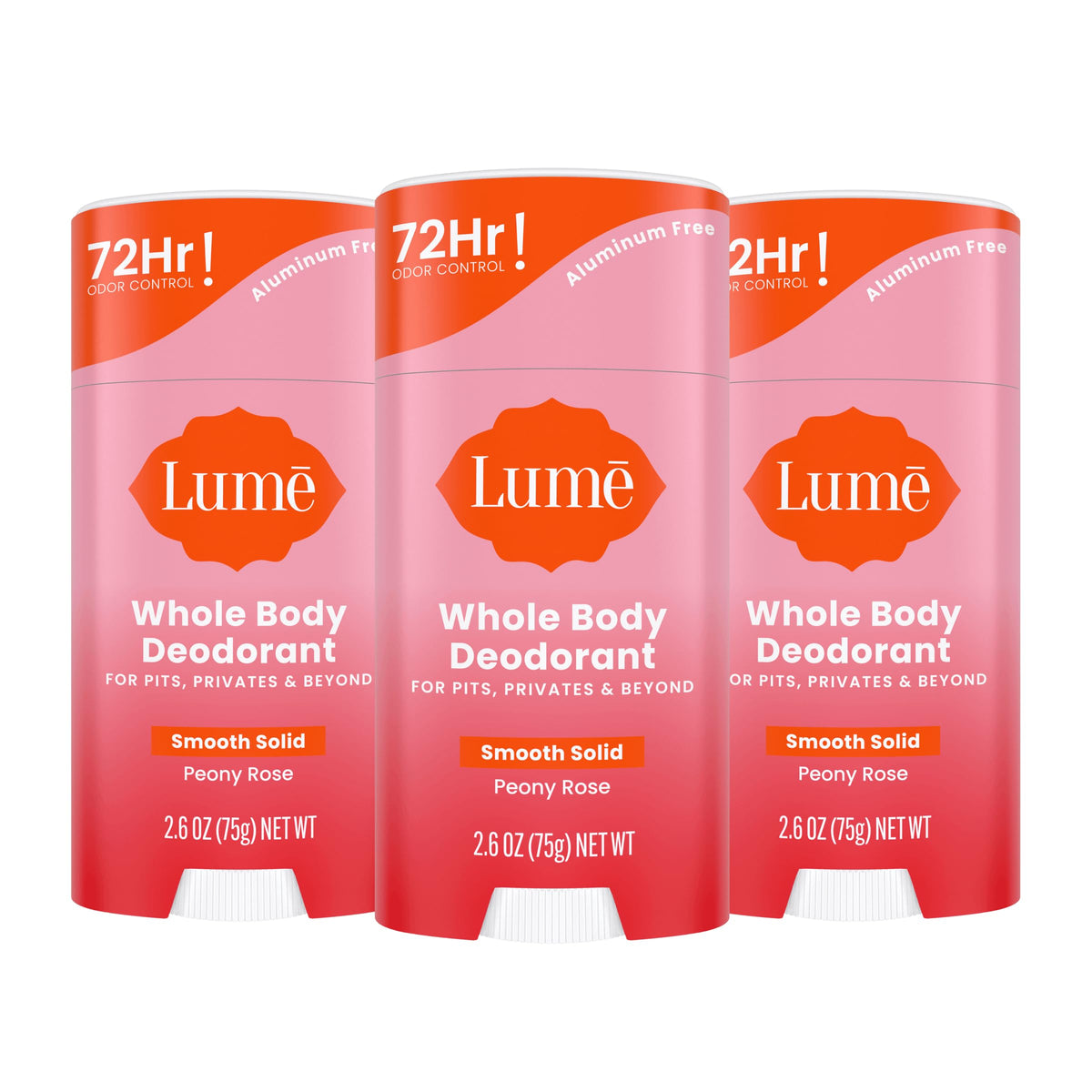 Lume Whole Body Deodorant - Solid Stick - 2.6 oz (Spiced Sandalwood)