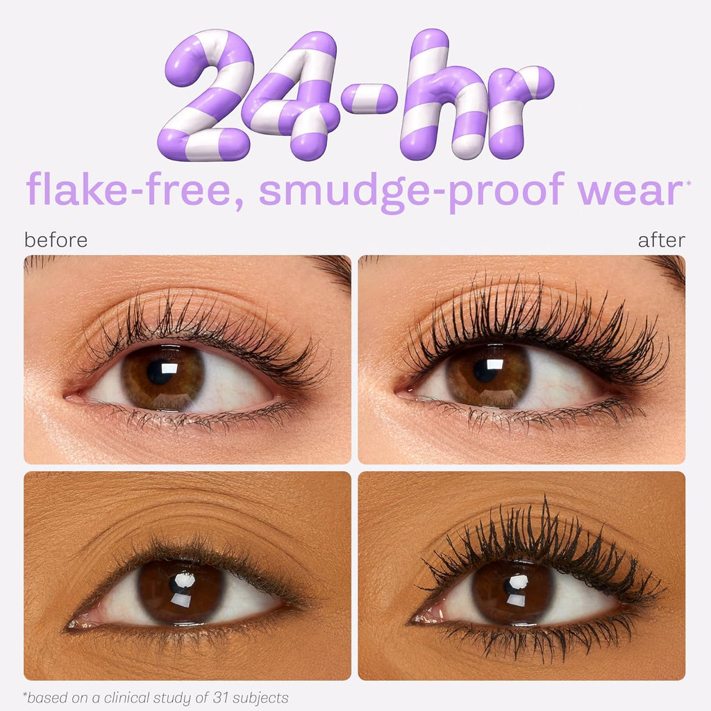 tarte tartelette tubing mascara – Lash Extensions in a Tube, Easy-to-Remove Eye Makeup, Clinically Proven to Volumize & Curl, 24Hr Smudge-Proof Longwear, vegan & cruelty-free