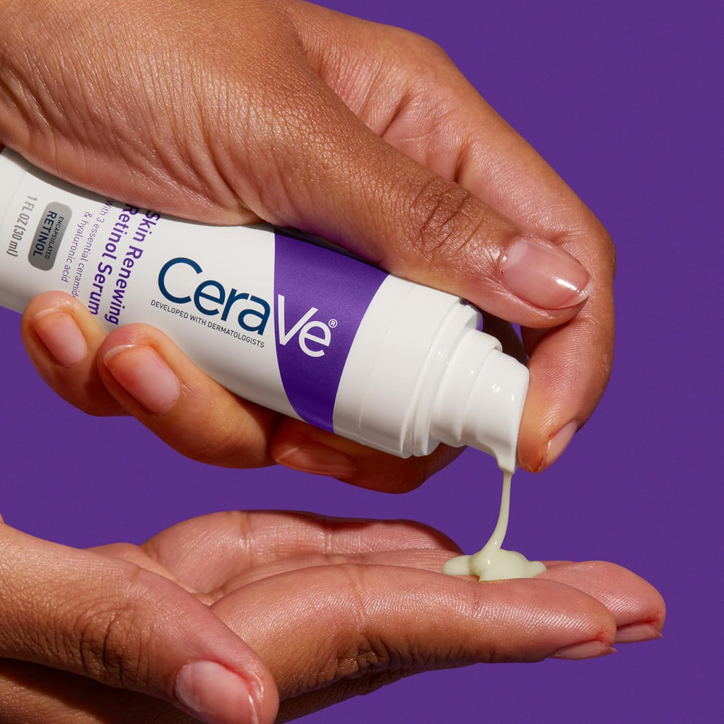 CeraVe Retinol Serum for Face with Niacinamide & Hyaluronic Acid, 1oz
