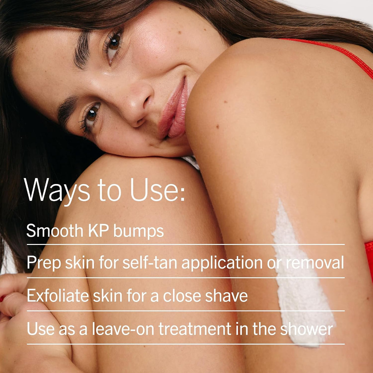 First Aid Beauty KP Bump Eraser Body Scrub, 10% AHA Body Exfoliator